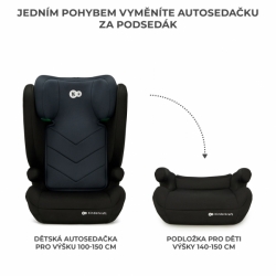 Autosedačka i-Spark i-Size 100-150 cm Black