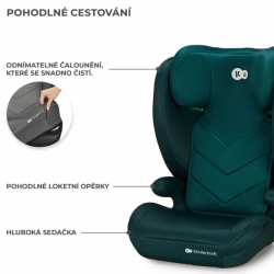 Autosedačka i-Spark i-Size 100-150 cm Green