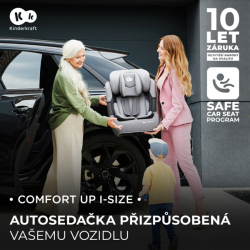 Autosedačka Comfort up i-size grey (76-150 cm) - kopie