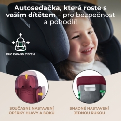 Autosedačka i-Size XPAND 2 i-Size 100-150 cm Cherry Pearl, Premium